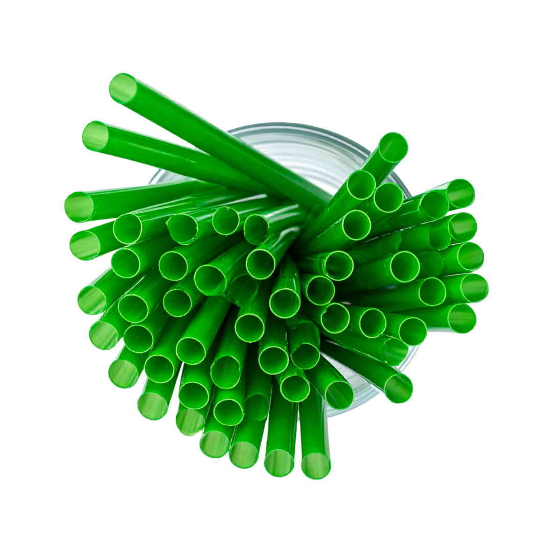 Grandes pailles biodégradables